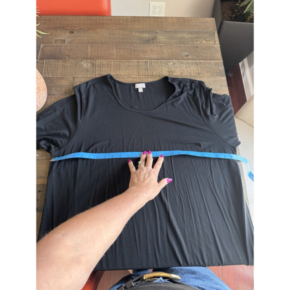 Pure J Jill Black Dress Long Sleeve Pullover Easy Minimalist Style - Picture 7 of 8